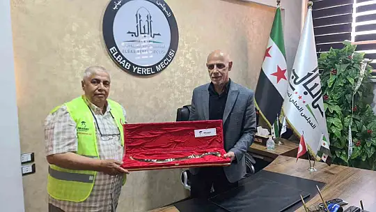 İmkander'den El Bab Yerel Meclisi Başkanı seçilen Sabbag'a ziyaret