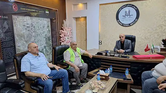 İmkander'den El Bab Yerel Meclisi Başkanı seçilen Sabbag'a ziyaret