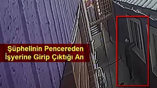 İş yerinden hırsızlık anları güvenlik kamerasında