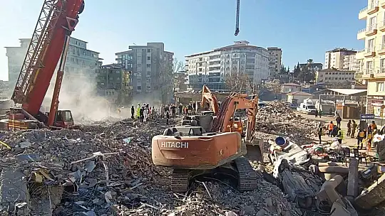 İslahiye'de arama-kurtarma çalışmaları 9'uncu gününde