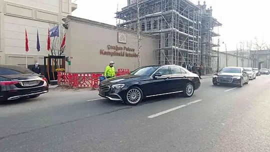 İstanbul'a gelen Rus heyeti Çırağan Sarayı'nda