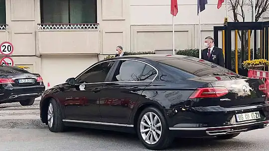 İstanbul'a gelen Rus heyeti Çırağan Sarayı'nda