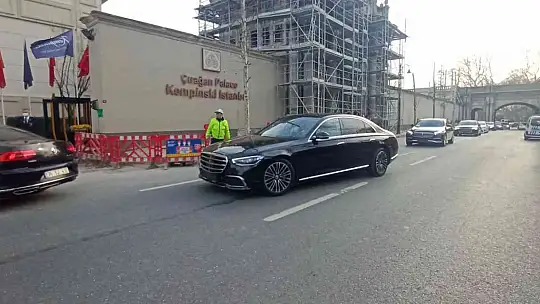 İstanbul'a gelen Rus heyeti Çırağan Sarayı'nda