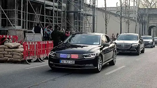 İstanbul'a gelen Rus heyeti Çırağan Sarayı'nda