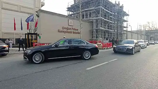 İstanbul'a gelen Rus heyeti Çırağan Sarayı'nda