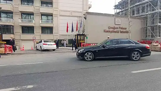 İstanbul'a gelen Rus heyeti Çırağan Sarayı'nda