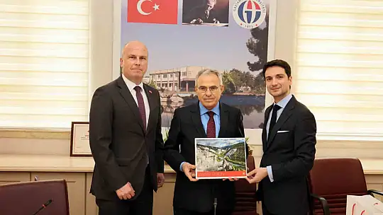 İsviçreli iş insanlarından Rektör Özaydın'a ziyaret
