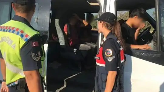 Jandarmadan 152 sürücüye 215 bin TL para cezası