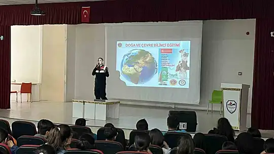Jandarmadan 269 ilkokul öğrencisine çevre bilinci eğitimi