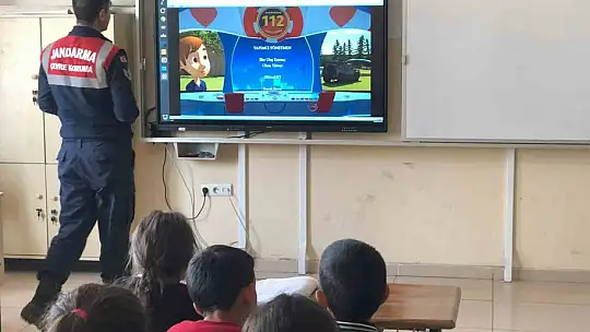 Jandarmadan çocuklara çevre bilinci eğitimi