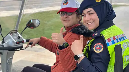 Jandarmadan özel çocuklara trafik eğitimi