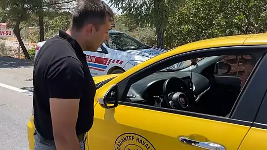 Jandarmadan ticari taksilerde emniyet kemeri denetimi
