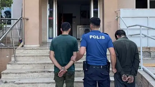 Kablo hırsızlarına suçüstü