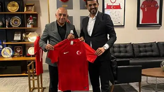 Kadooğlu, TFF Başkan Mehmet Büyükekşi ile bir araya geldi