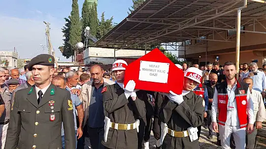 Kalp krizi sonucu hayatını kaybeden gazi son yolcuğuna uğurlandı