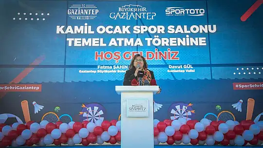 Kamil Ocak Kapalı Spor Salonu'nun temeli atıldı
