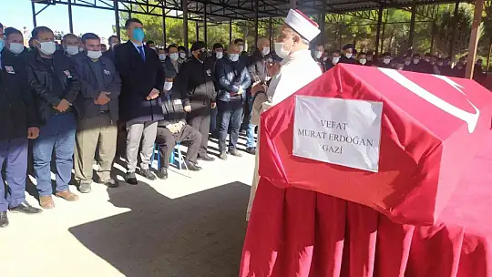 Kansere yenik düşen terör gazisi son yolculuğuna uğurlandı