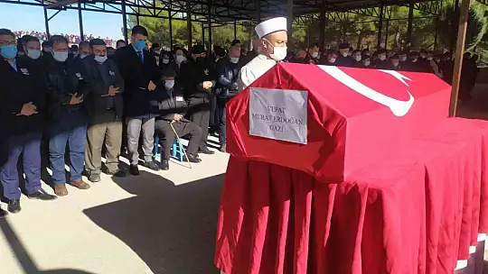 Kansere yenik düşen terör gazisi son yolculuğuna uğurlandı