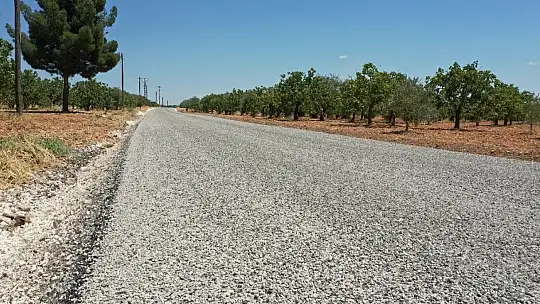 Karkamış kırsalında 22 bin 500 metrelik yol yapıldı