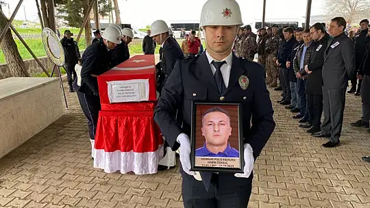 Kazada hayatını kaybeden polis memuru son yolculuğuna uğurlandı
