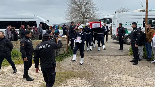 Kazada hayatını kaybeden polis memuru son yolculuğuna uğurlandı