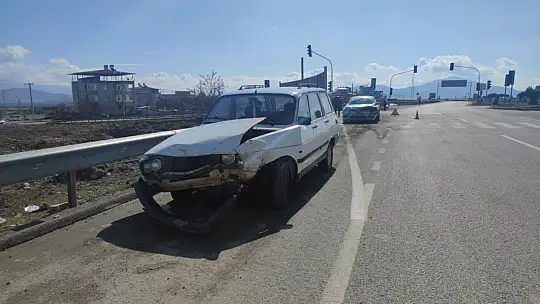 Kazaya karışan sürücünün rahatlığı pes dedirtti