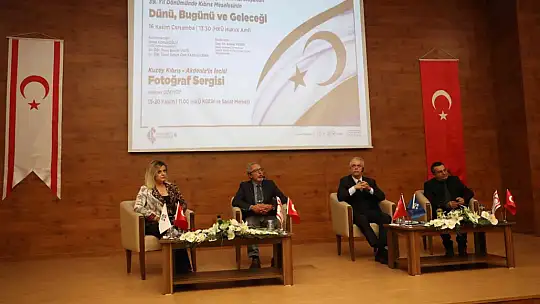 Kıbrıs meselesinin dünü, bugünü ve geleceği HKÜ'de konuşuldu