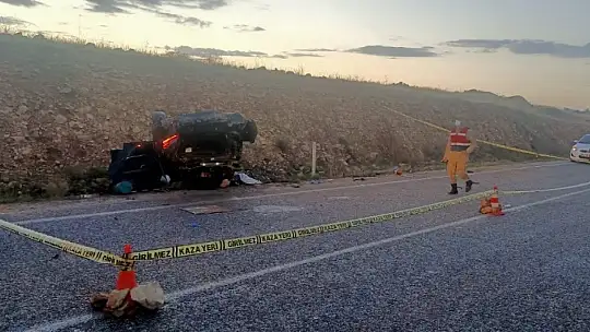 Gaziantep-Kilis yolunda feci kaza: 1 ölü, 4 yaralı