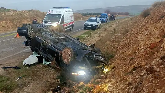 Gaziantep-Kilis yolunda feci kaza: 1 ölü, 4 yaralı