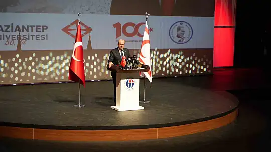 KKTC Cumhurbaşkanı Ersin Tatar Gaziantep'te