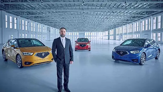 KKTC'nin yerli ve milli otomobili Günsel, anavatanla buluştu