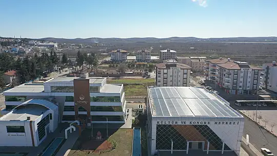 Kongre merkezine güneş enerjisi santrali (GES) kuruldu