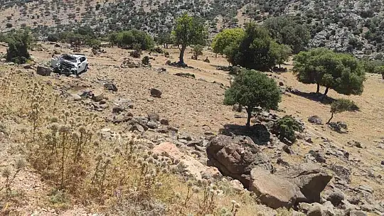 Kontrolden çıkan araç şarampole uçtu: 1 yaralı