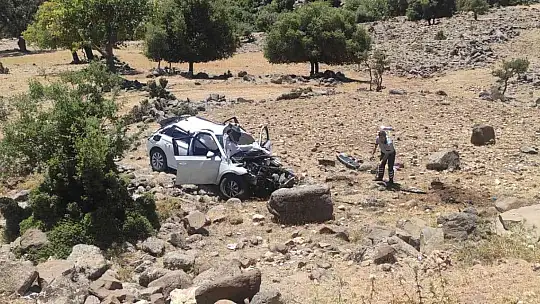 Kontrolden çıkan araç şarampole uçtu: 1 yaralı
