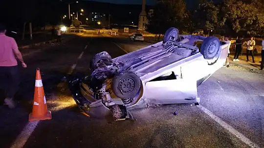 Köpeğe çarpmamak için yaptığı manevra canından ediyordu