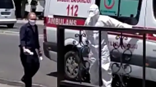 Korona virüs hastası hastaneden kaçtı