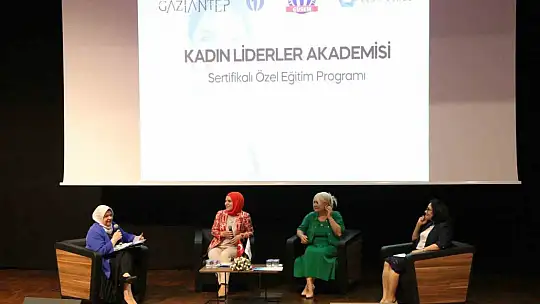 Lider kadınlar sertifikalarını aldı