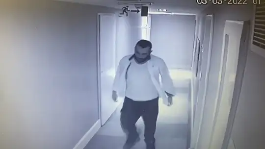 Lüks otelde 7. kattan düşerek hayatını kaybeden Ebru Cizdam'ın sürüklendiği görüntüler ortaya çıktı