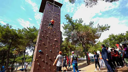 Macera parkurları 25 binin üzerinde öğrenciyi ağırladı