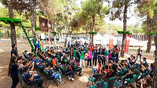 Macera parkurları 25 binin üzerinde öğrenciyi ağırladı
