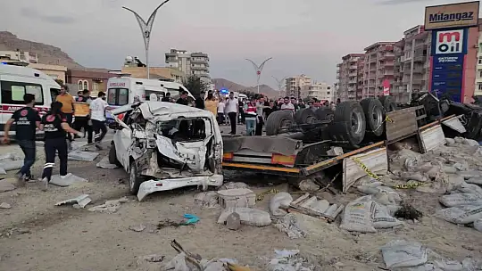 Mardin'de freni patlayan tır dehşet saçtı: 8 ölü, çok sayıda yaralı
