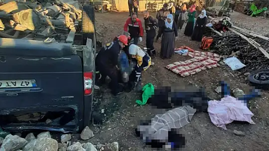 Mardin'de kamu çalışanlarını taşıyan araç şarampole uçtu: 6 ölü, 5 yaralı