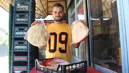 Marketten kasa kasa ekmek çalındı