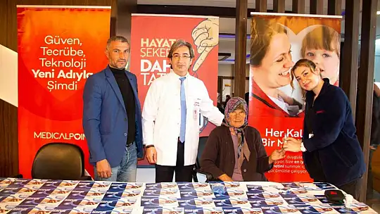 Medıcal Poınt'te diyabete dikkat çekildi
