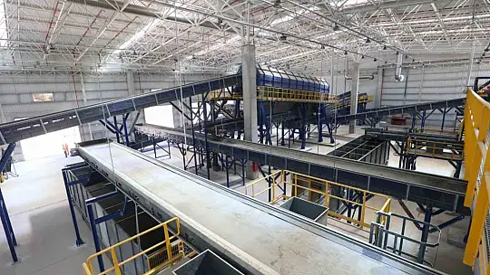 Mekanik biyolojik ayrıştırma tesisi çevreyi koruyarak ekonomiye katkı sağlıyor