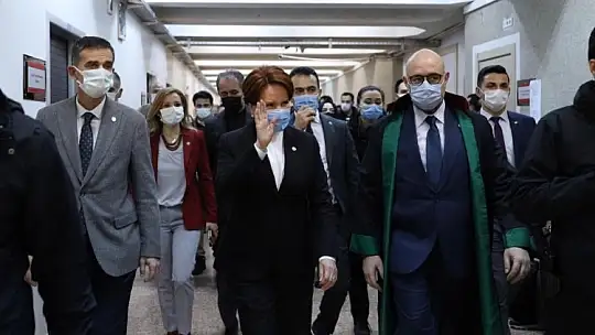 Meral Akşener Ankara Adliyesi'nde ifade verdi