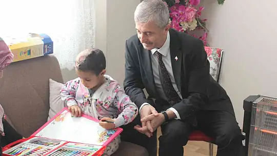 Minik Asiye'nin yeni evindeki ilk ziyaretçisi Tahmazoğlu oldu