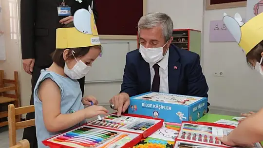 Minik öğrenciler için 34 bin eğitim kitabı ve boyama seti