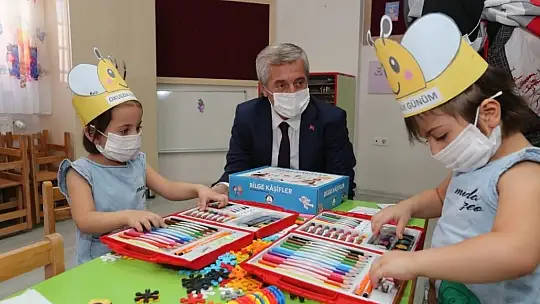 Minik öğrenciler için 34 bin eğitim kitabı ve boyama seti