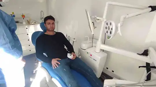 Mobil araçla 7 bin kişinin ağız ve diş tedavisi yapıldı